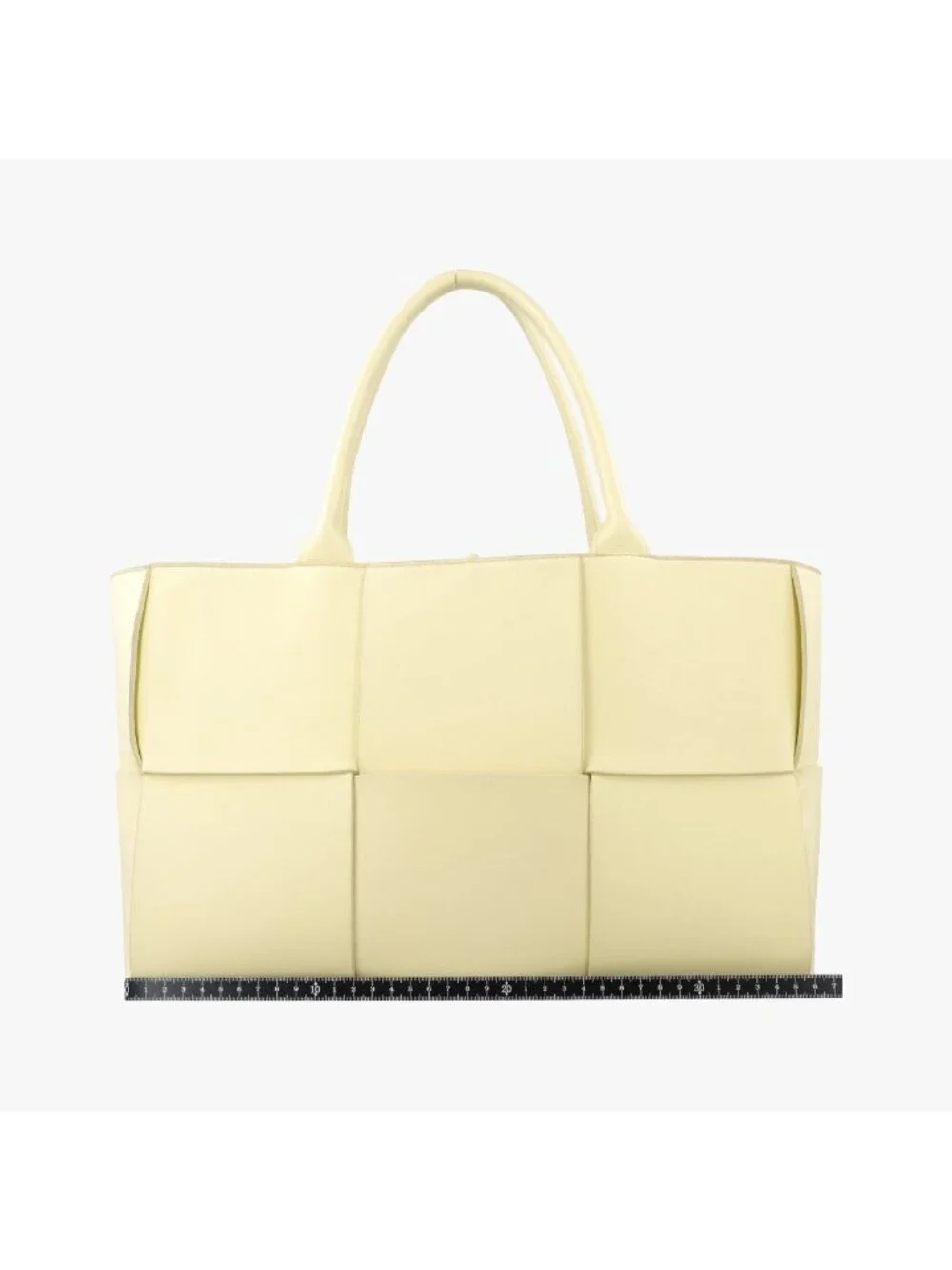 Bottega Veneta Small Therco Tote Yellow Lambskin